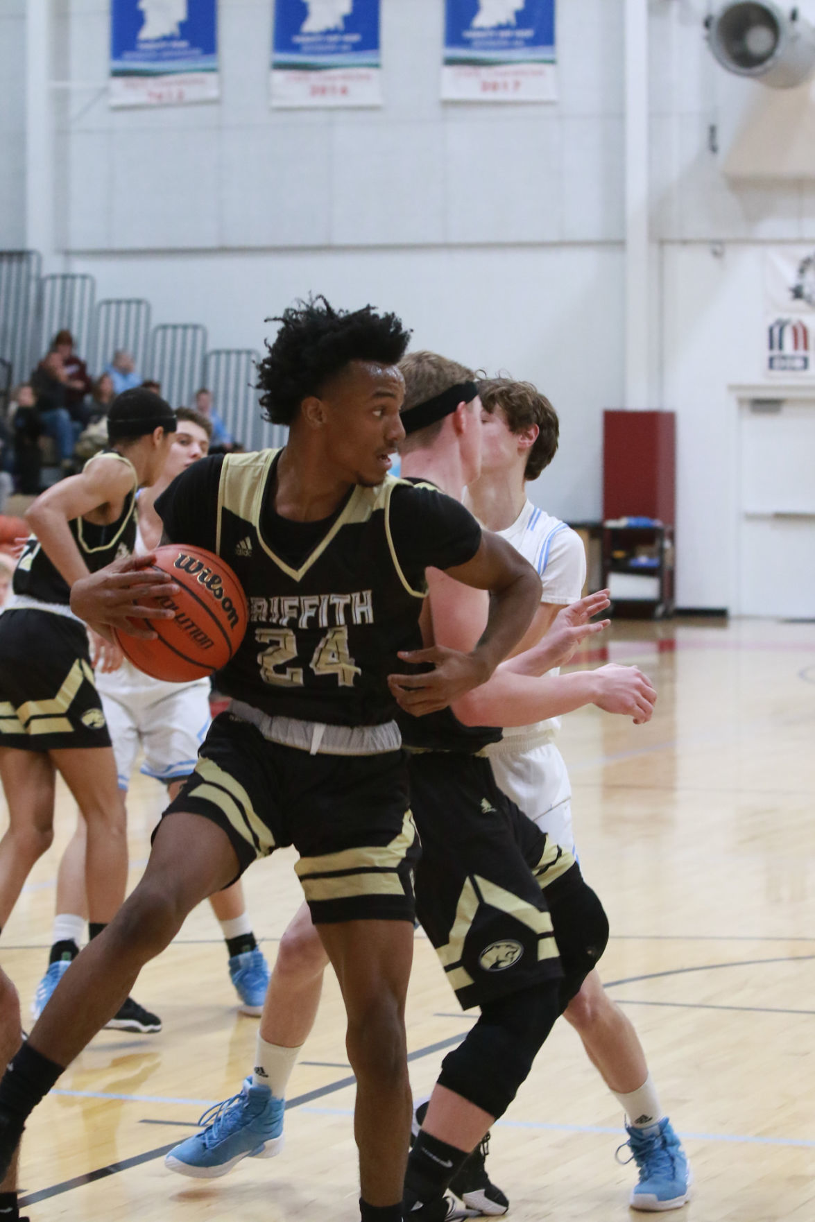 Gallery: Boys basketball - Griffith at Hanover Central